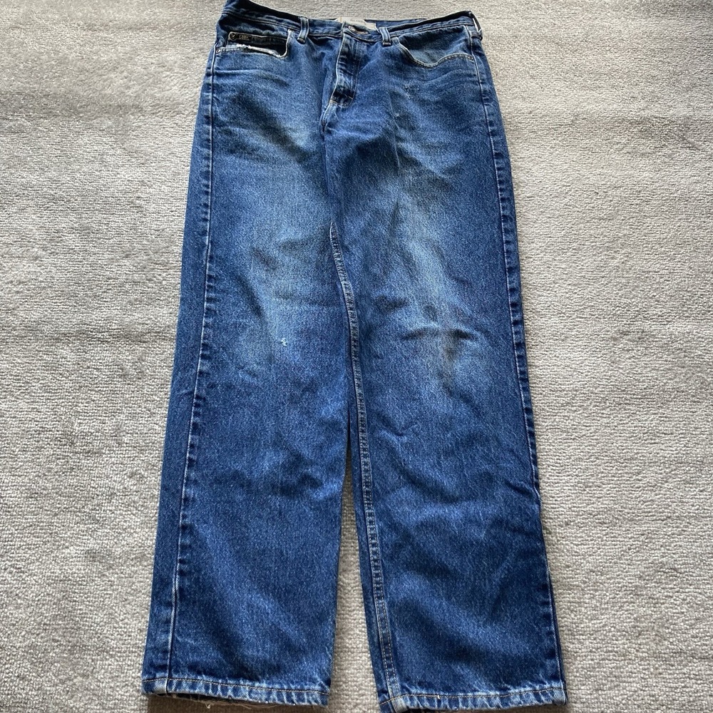 Lee Relaxed Fit‎ Straight Jeans Mens Size 34x32 Blue Streetwear Casual